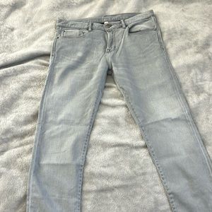 Banana Republic slim gray jeans
